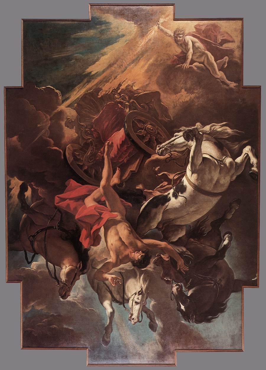 RICCI, Sebastiano Fall of Phaeton